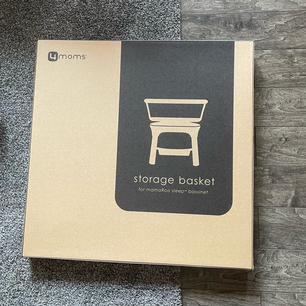 4Moms Mamaroo Bassinet Storage Basket - Ivory